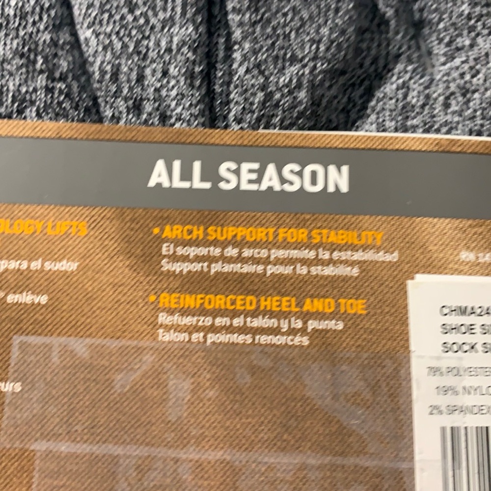 CARHARTT All Season Work Crew Socks size L - Picture 9 of 11